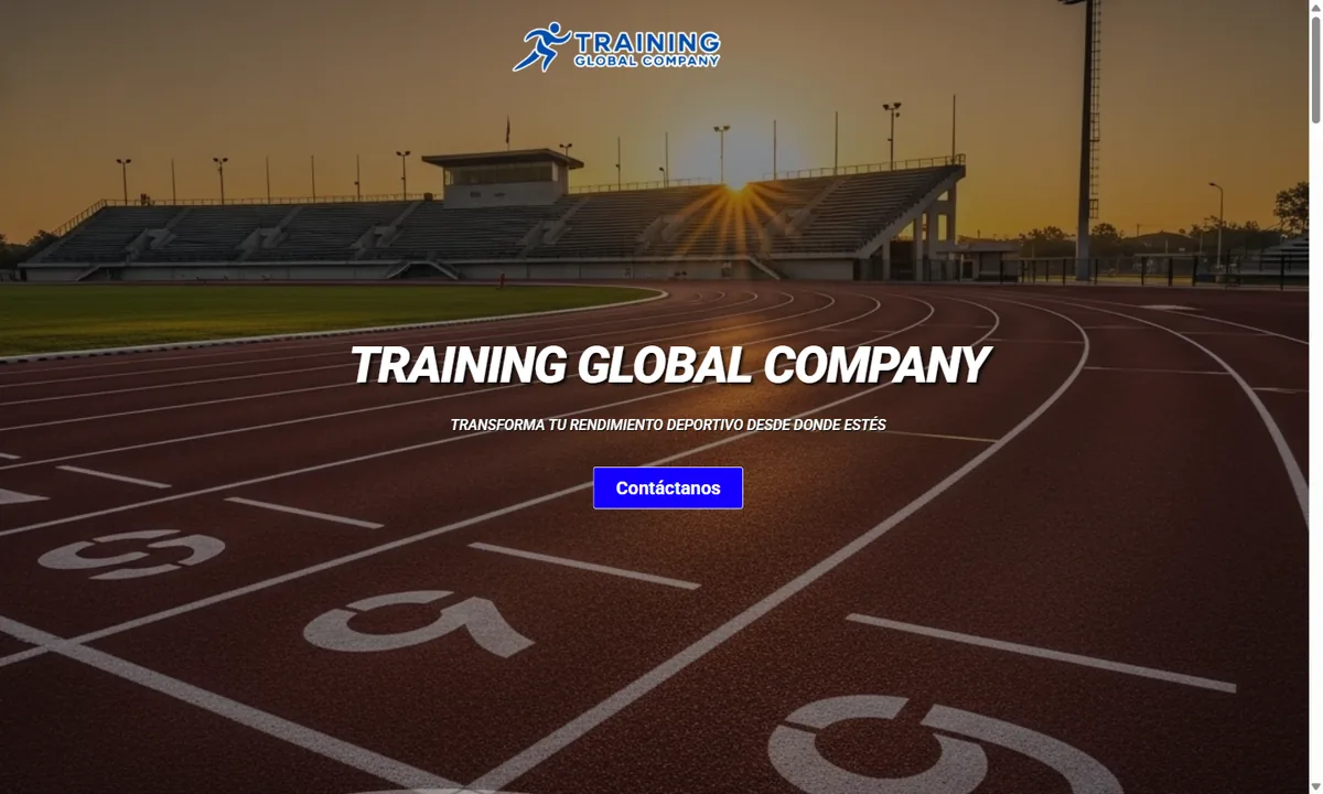 Web de Training Global Company diseñada por JC Páginas Web