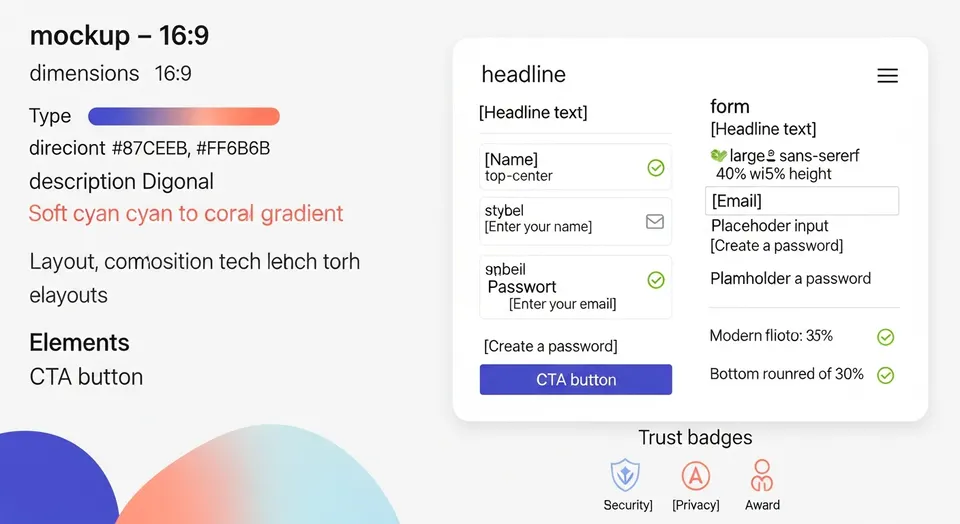 Landing page de captación de leads: checklist de 15 elementos — landing captación leads · JC Páginas Web